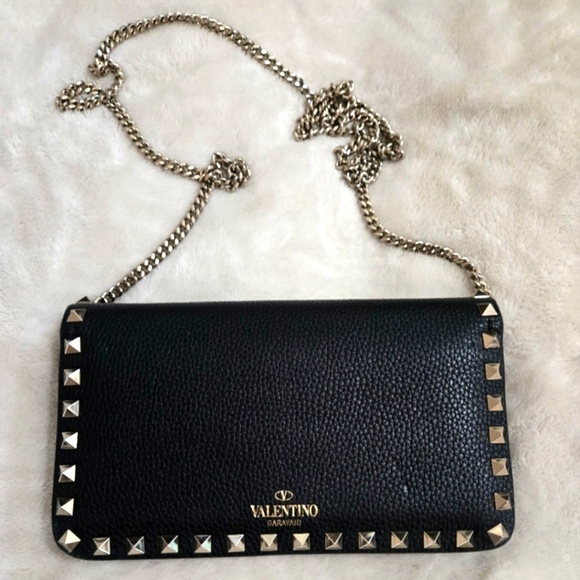 Valentino Rockstud Leather Shoulder Bag - Picture 2 of 9